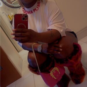 Gorgeous multicolored pink boots